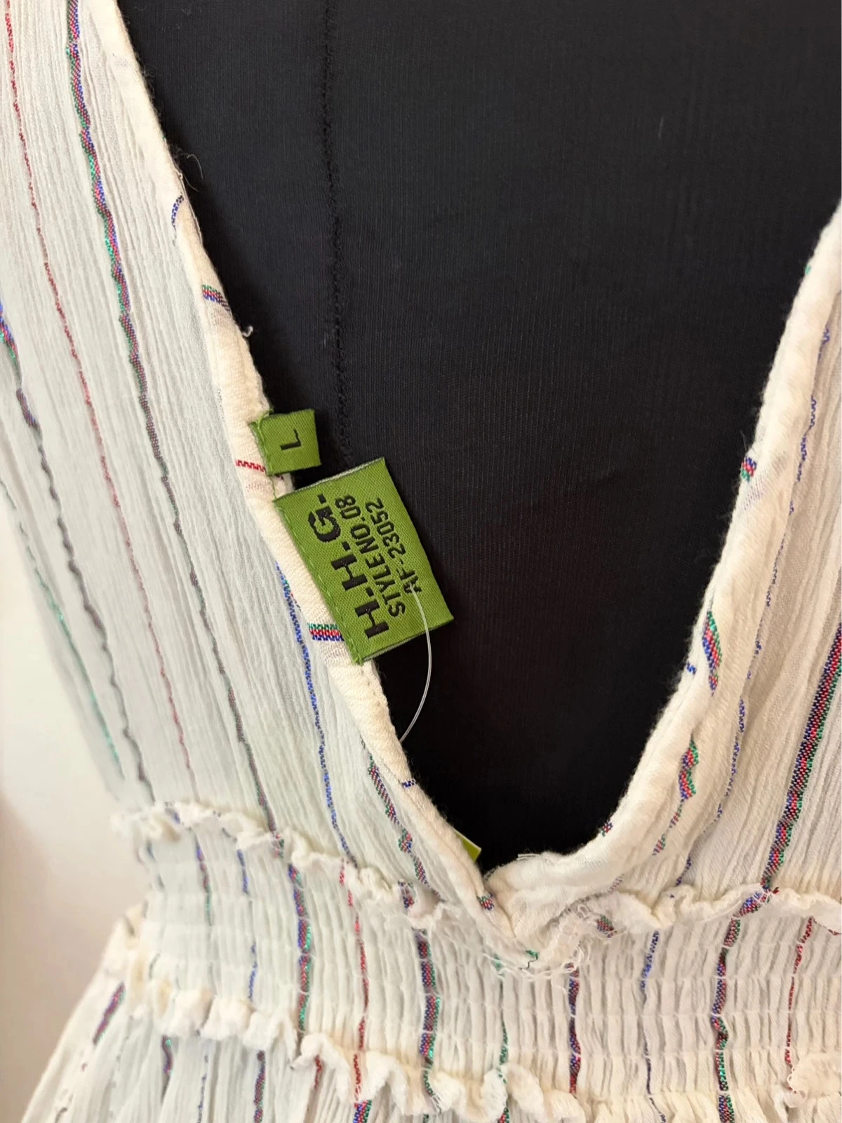 Vestido boêmio H.H.G. Tamanho L veste grande 100% viscose 😍 – photo 8